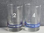 2 anciens verres Martini Racing Numéros 2 & 4, Ophalen of Verzenden, Gebruikt, Overige typen