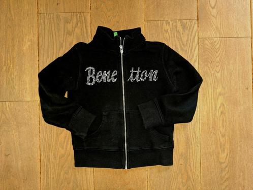 Vest met rits van Benetton maat 120 / 6 a 7 jaar, Kinderen en Baby's, Kinderkleding | Maat 122, Zo goed als nieuw, Meisje, Trui of Vest