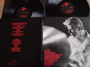 2 LP: DAVID BOWIE: LIVE NASSAU COLISEUM 1976 (nieuwstaat) beschikbaar voor biedingen