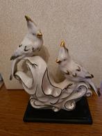 2 PERRUCHES EN PORCELAINE, Ophalen of Verzenden