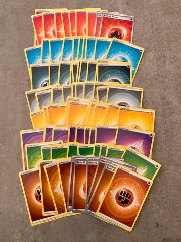 Pokémon Energiekaarten – 80 stuks – Diverse types beschikbaar voor biedingen