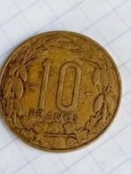 Munt Frans Equatoriaal Afrika 10 frank, 1958, Ophalen, Overige landen, Losse munt