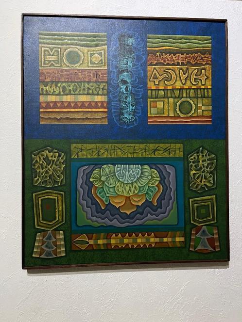 Jacques LACOMBLEZ olieverfschilderij op doek, Antiek en Kunst, Kunst | Schilderijen | Modern, Ophalen of Verzenden