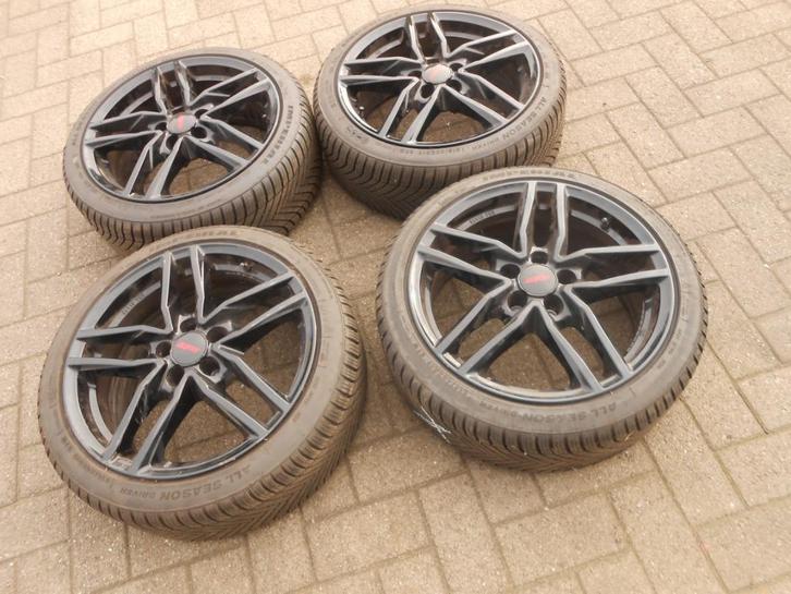 Alutec velgen wv polo, Auto-onderdelen, Banden en Velgen, Banden en Velgen, All Season, 17 inch, 215 mm, Personenwagen, Gebruikt