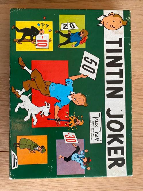 Kaartspel (Tintin Joker)., Verzamelen, Speelkaarten, Jokers en Kwartetten, Gebruikt, Kwartet(ten), Ophalen of Verzenden