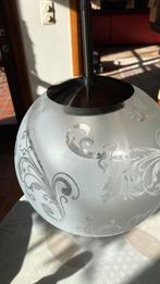 Hanglamp in glas, Huis en Inrichting, Lampen | Lampenkappen, Ophalen, Zo goed als nieuw