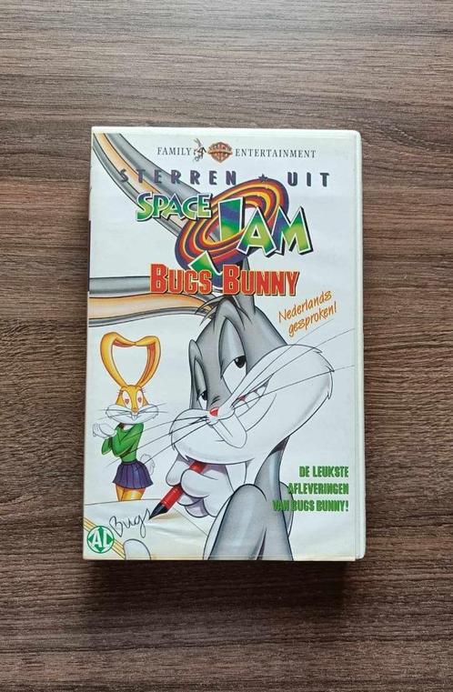 VHS - Space Jam - Bugs Bunny - Nederlands - Warner Bros - €4, CD & DVD, VHS | Enfants & Jeunesse, Utilisé, Dessins animés et Film d'animation