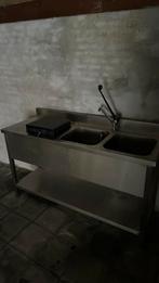 Rvs werktafel met kraan  9000 gent, Zakelijke goederen, Ophalen, Gebruikt