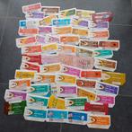 Set van 58 verschillende chocolade-etiketten van Jacques, Verzamelen, Ophalen of Verzenden