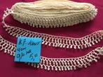 Retro kant katoen 4 cm breed K-7, haspel 9,20 mtr voor 5,00, Hobby en Vrije tijd, Ophalen of Verzenden, Zo goed als nieuw, Kant