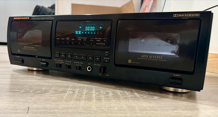 Marantz SD535 autoreverse dubbelcassettedeck, Audio, Tv en Foto, Cassettedecks, Dubbel, Marantz, Auto-reverse, High speed dubbing