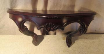 Mooi retro Houten Wandconsole - 42x17x17 beschikbaar voor biedingen