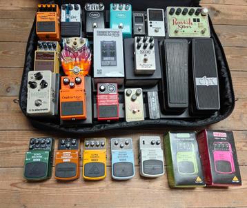 Effectpedalen en pedalboard beschikbaar voor biedingen