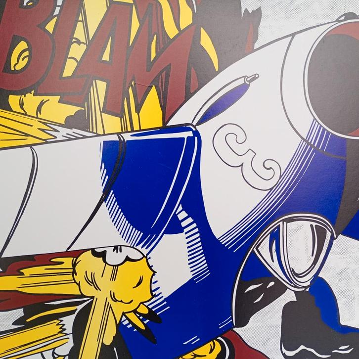 Roy Lichtenstein vlam zeer groot, Antiek en Kunst, Kunst | Litho's en Zeefdrukken, Ophalen of Verzenden