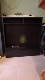 Tv-kast Ikea Besta zwartbruin, Ophalen, Gebruikt