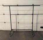 Zwart verrijdbaar kledingrek, Ophalen, Met wielen, Gebruikt