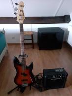 basgitaar + versterker + staander, Muziek en Instrumenten, Snaarinstrumenten | Gitaren | Bas, Ophalen, Zo goed als nieuw, Elektrisch