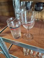 2 oude email bierglazen imperial, Verzamelen, Ophalen of Verzenden