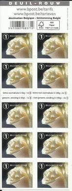 België: B162** Rouwzegel "Witte Roos - Deuil" 2017, Postzegels en Munten, Verzenden, Orginele gom, Kunst, Zonder stempel