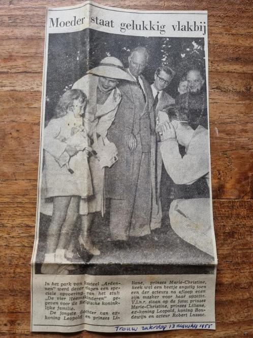 Koninklijke familie bij De vier Heemskinderen (krant 1955), Verzamelen, Koningshuis en Royalty, Verzenden