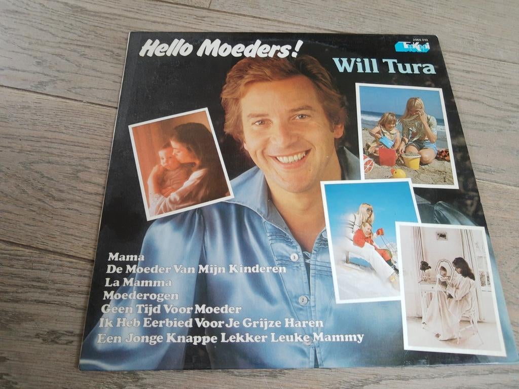 Lp Will Tura: hallo moeders, Ophalen of Verzenden, Zo goed als nieuw