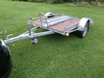 Location remorque moto 1 rail - plateau - région Tournai, Motos, Accessoires | Autre, Enlèvement, Utilisé