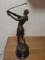 Bronzen gofster getekend Milo, bronze garanti paris J.B depo, Antiek en Kunst, Ophalen of Verzenden