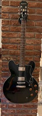 Epiphone ES-335 Dot - Ebony, Musique & Instruments, Instruments à corde | Guitares | Électriques, Comme neuf, Epiphone, Enlèvement