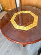 chaise  bureau + table ronde oriental + 6 chaises + chariot, Ophalen, Gebruikt, Bureaustoel