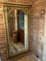 Oude spiegel met prachtige kader, Antiek en Kunst, Ophalen, Rechthoekig, 50 tot 100 cm, 150 tot 200 cm