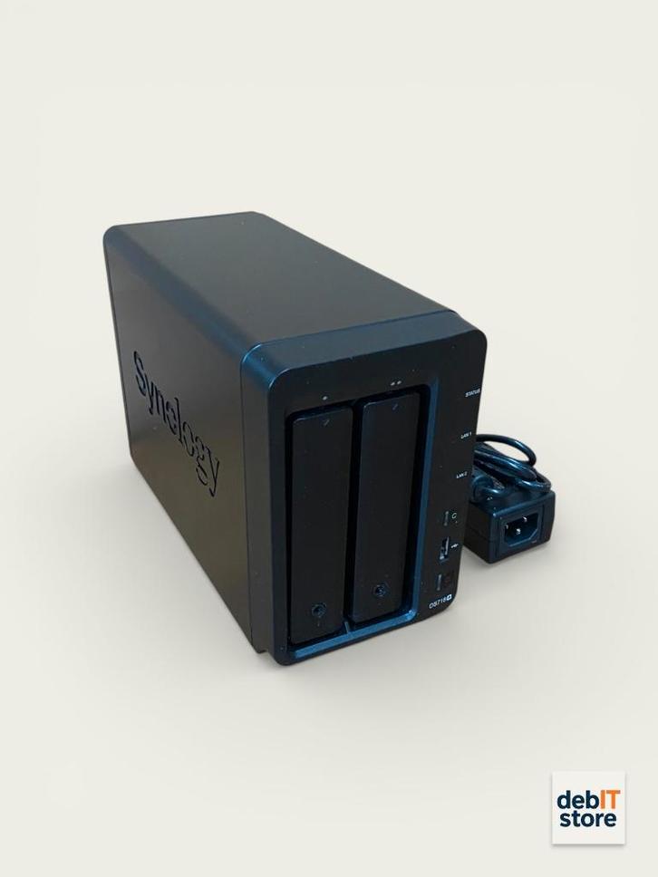 Synology DS718+ NAS (6gb ram upgrade) + 2 x 8tb HDD, Computers en Software, Harde schijven, Zo goed als nieuw, Desktop, HDD, SATA