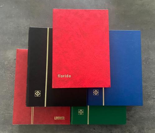 Vijf postzegelalbums, Postzegels en Munten, Postzegels | Toebehoren, Verzamelalbum, Ophalen of Verzenden