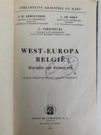 West-Europa België, 1957, Boeken, Schoolboeken, Gelezen, Aardrijkskunde, Ophalen of Verzenden