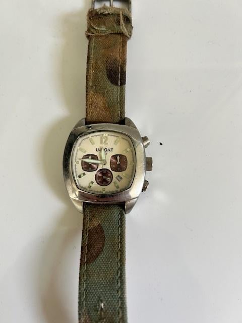UBOAT Army, Montre-bracelet, Autres marques, Enlèvement ou Envoi, Utilisé