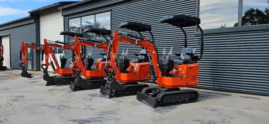 Minipelle Rhinoceros KS10-8 nouvelle de balançoire, 1000 kg, Articles professionnels, Machines & Construction | Grues & Excavatrices