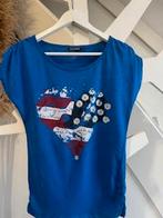 Tee-shirt Royal Chicks S bleu cobalt, Enlèvement ou Envoi, Comme neuf, Taille 36 (S), Bleu