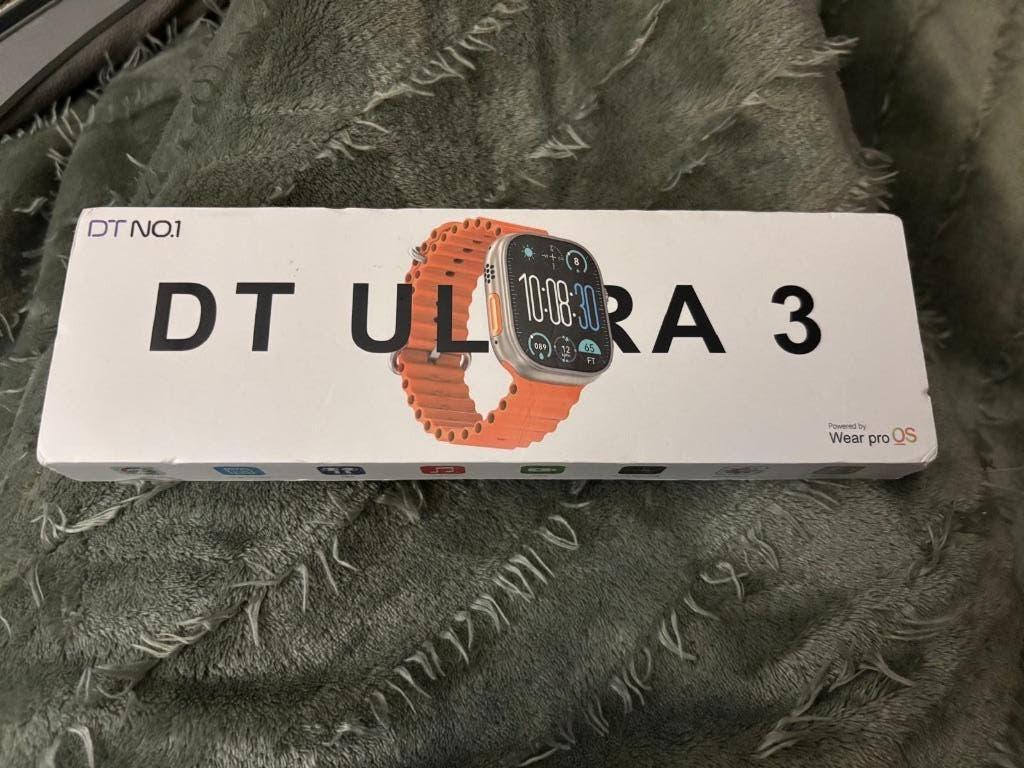 Smartwatch DT ULTRA 3, Handtassen en Accessoires, Smartwatches, Nieuw, iOS, Zwart, Afstand, Calorieverbanding, Conditie, GPS, Hartslag