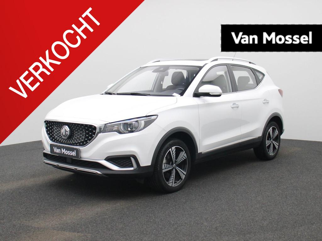 MG ZS 45 KWH LUXURY PANO DAK | LEDER | CAMERA, Auto's, MG, Automaat, Gebruikt, ZS, Wit