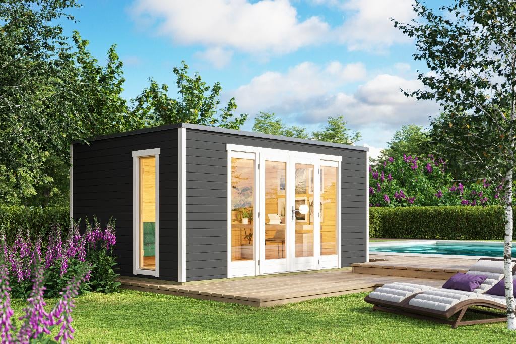 NIEUW Modern tuinhuis Palermo 2---VERLAAGDE PRIJS---, Verzenden, Nieuw