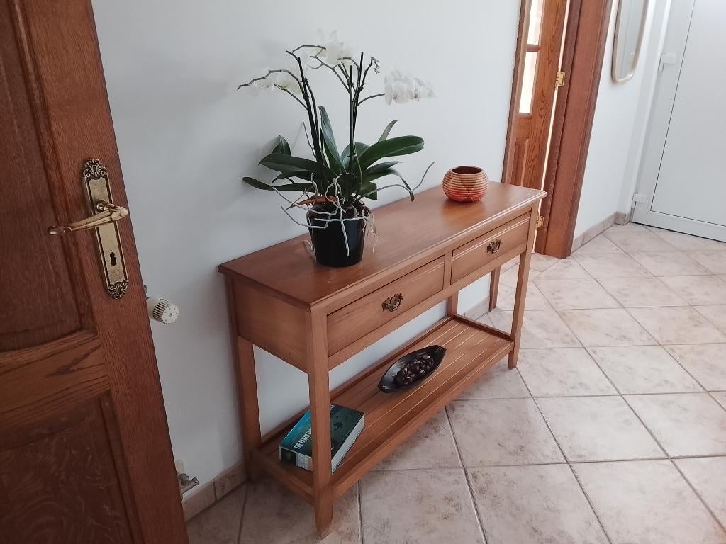houten bijzettafel/console, Ophalen