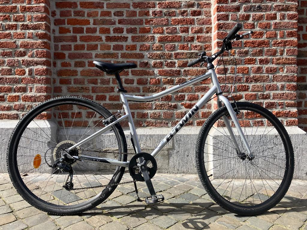 Vélo B-Twin Riverside 120, 24 pouces ou plus, Repose-pieds, Acier, Enlèvement