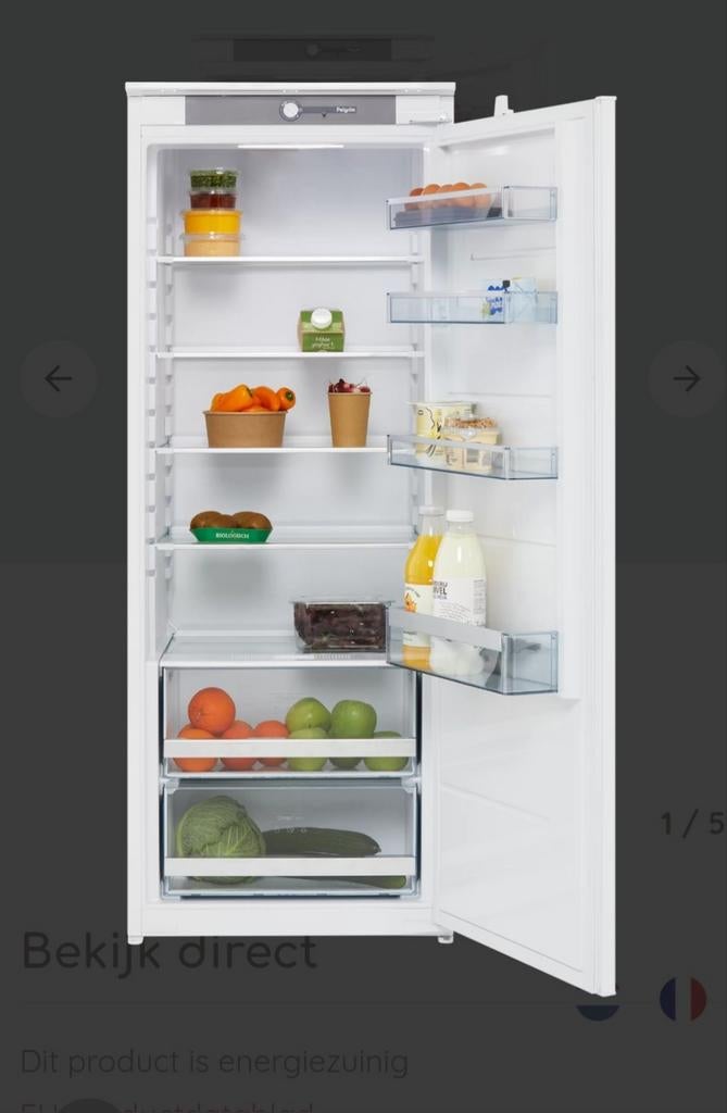 Réfrigérateur encastré flambant neuf, Enlèvement