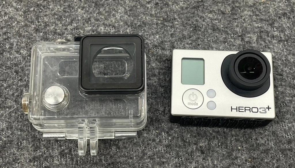 camera GoPro Hero 3+ Silver Edition Action with Waterproof, TV, Hi-fi & Vidéo, Enlèvement ou Envoi, Utilisé, GoPro