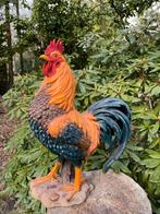 Beeld Haan, tuin, vijver, gazon, boerderij 50cm, Tuin en Terras, Tuinbeelden, Ophalen, Nieuw, Kunststof, Dierenbeeld