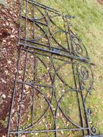 Smeedijzeren hekken 3,60 m breed * 2m hoogste punt, Clôture ornementale, Enlèvement, Avec portail, Utilisé