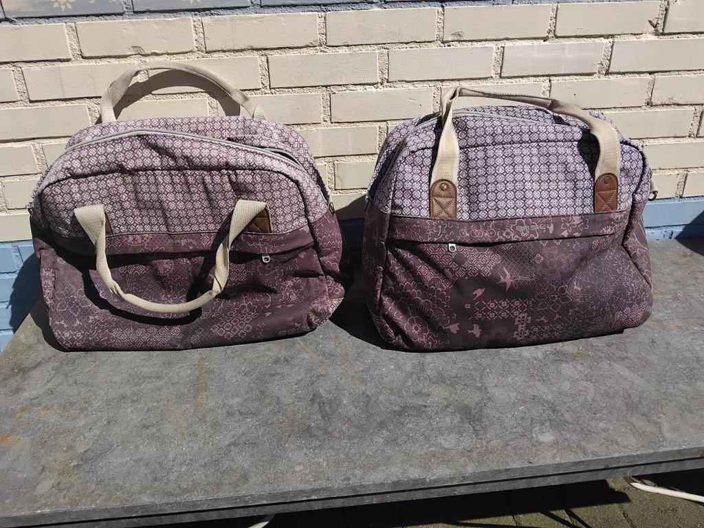 Set paarse fietstassen van Basil, Fietsen en Brommers, Ophalen of Verzenden