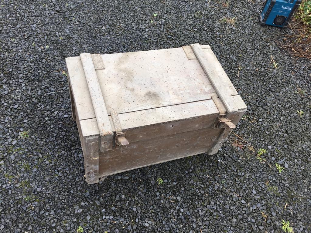 Coffre ancien, Moins de 50 cm, 50 à 100 cm, Enlèvement, Utilisé