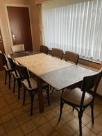 Tafel + 8 stoelen, Huis en Inrichting, Ophalen