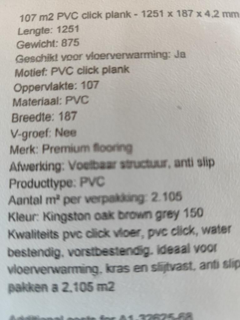 Pvc clickplank Premium Flooring, Enlèvement, Neuf, 25 à 50 m², Vinyle