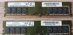 Samsung DDR4 2666 2 x 8GB, Informatique & Logiciels, DDR4, Enlèvement, Utilisé, Desktop